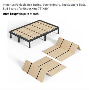Foldable Bunkie Board Bed Support - King Size